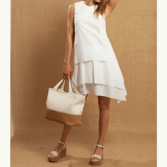 Brunello Cucinelli Dresses & Skirts - Brunello Cucinelli sleeveless tiered dress NWT